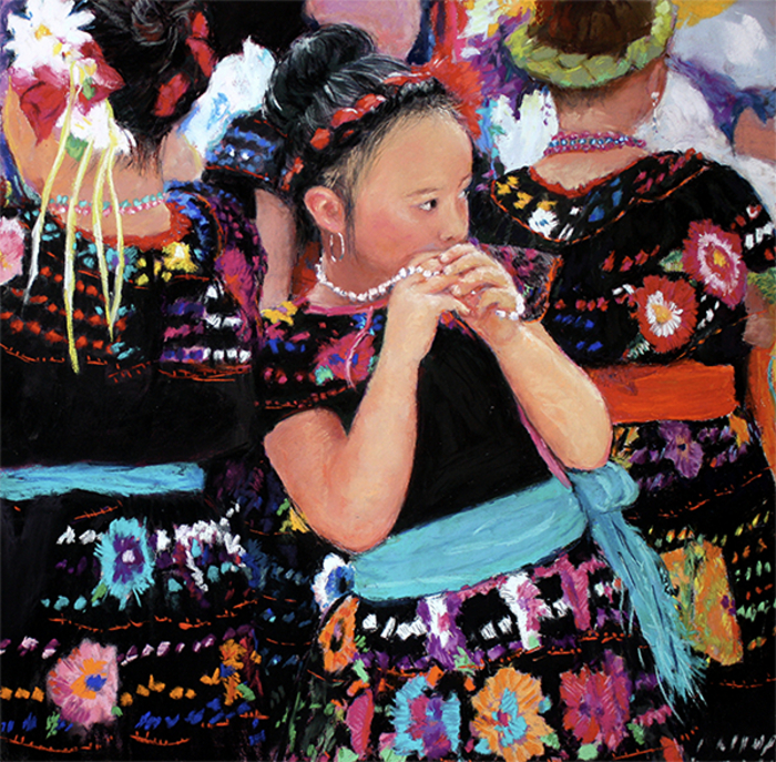 "Waiting to Dance" by Nori Thorne, accepted work in the WAOW 54th National Exhibition, Dreamweavers