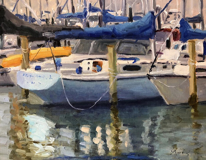 "Baby Blues" by Suzanne Morris, accepted work in the WAOW 54th National Exhibition, Dreamweavers