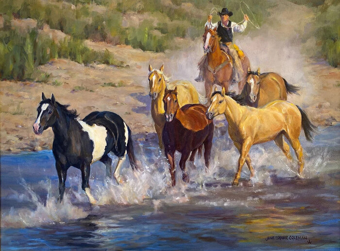 Artwork by Jane Coleman, accepted work in the WAOW 54th National Exhibition, Dreamweavers