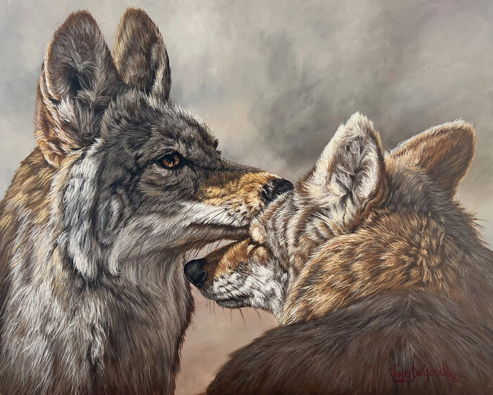Artwork by Joye DeGoede, accepted work in the WAOW 54th National Exhibition, Dreamweavers