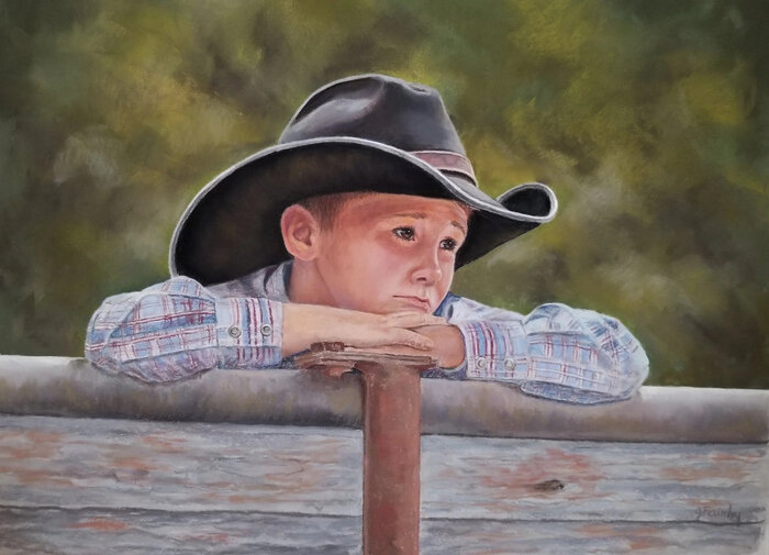 Artwork by Judy Fairley, accepted work in the WAOW 54th National Exhibition, Dreamweavers
