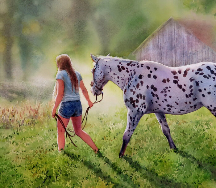 Artwork by Barbara Fox, accepted work in the WAOW 54th National Exhibition, Dreamweavers