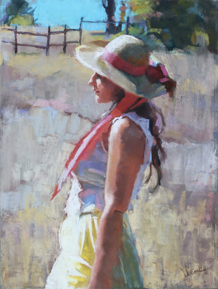 "Outing" by Geinger Stanfield, Soft Pastel, accepted work in the WAOW 54th National Exhibition, Dreamweavers