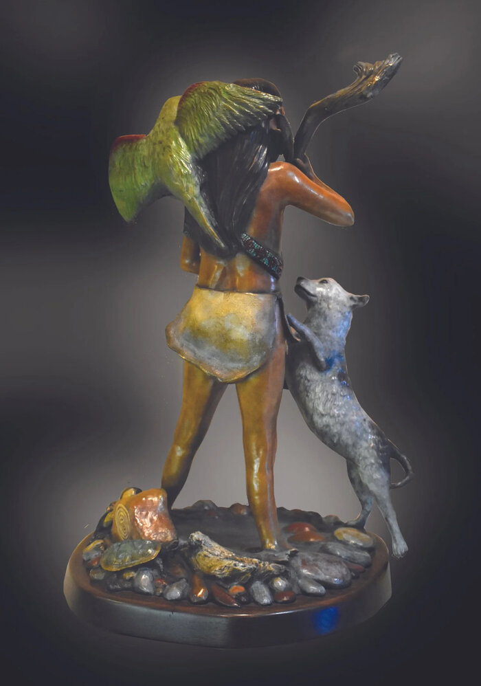 "Scout" by Syri Hall, accepted work in the WAOW 54th National Exhibition, Dreamweavers
