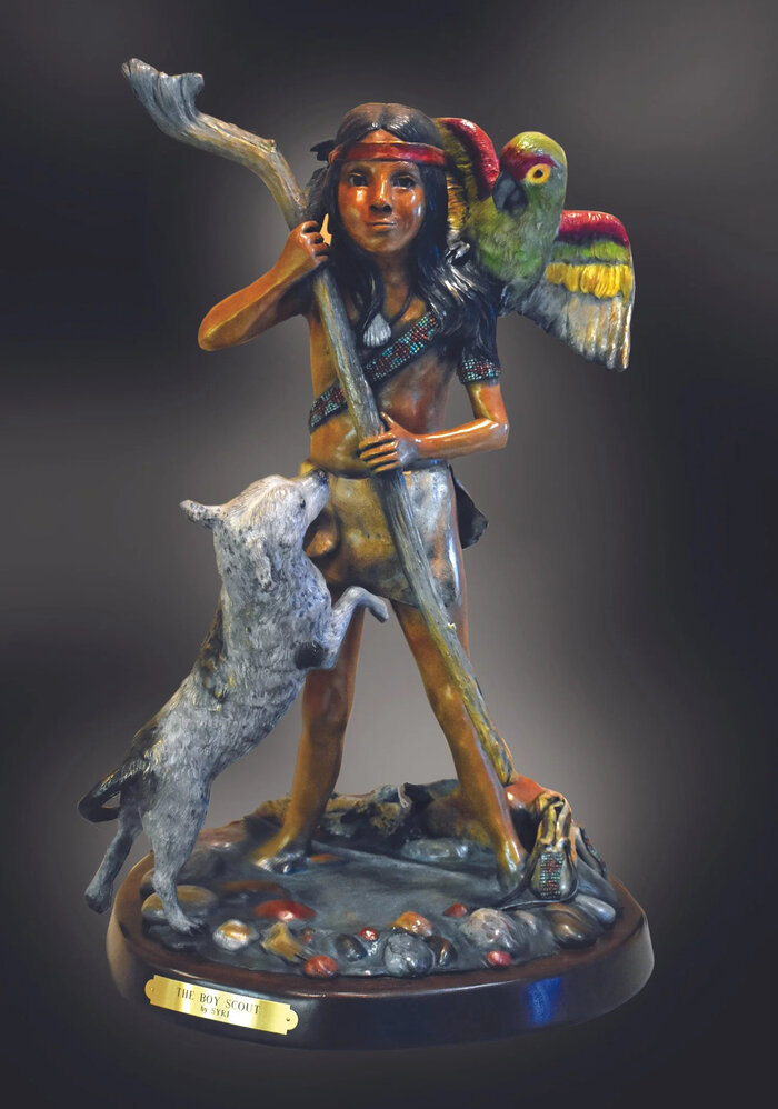 "Scout" by Syri Hall, accepted work in the WAOW 54th National Exhibition, Dreamweavers