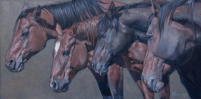 Artwork by Elise Mahaffie, accepted work in the WAOW 54th National Exhibition, Dreamweavers