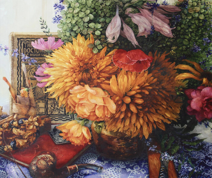 Artwork by Laurel McGuire, accepted work in the WAOW 54th National Exhibition, Dreamweavers