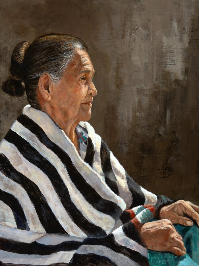 Artwork by L McLoughlin, accepted work in the WAOW 54th National Exhibition, Dreamweavers