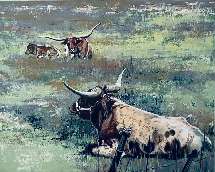 Artwork by Pat OBrien, accepted work in the WAOW 54th National Exhibition, Dreamweavers