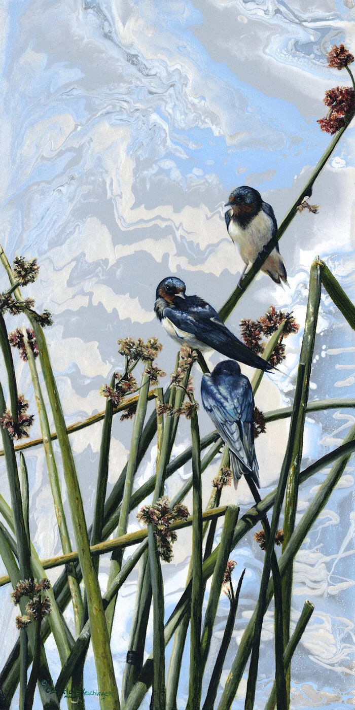 Artwork by Cindy Sorley-Keichinger, accepted work in the WAOW 54th National Exhibition, Dreamweavers