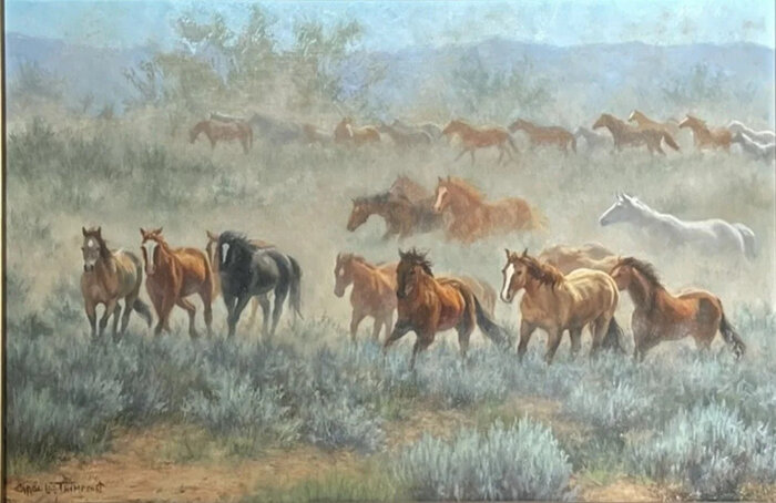 Artwork by Carol Lee Thompson, accepted work in the WAOW 54th National Exhibition, Dreamweavers