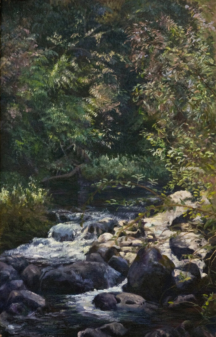 Artwork by Denise Tabari, accepted work in the WAOW 54th National Exhibition, Dreamweavers