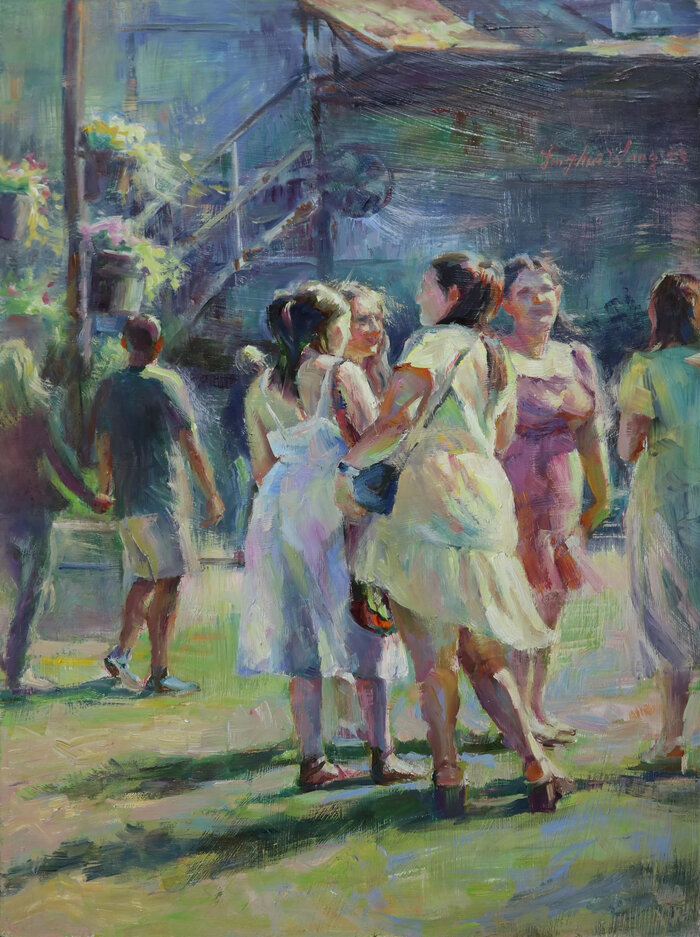 Artwork by Linghui Wang, accepted work in the WAOW 54th National Exhibition, Dreamweavers