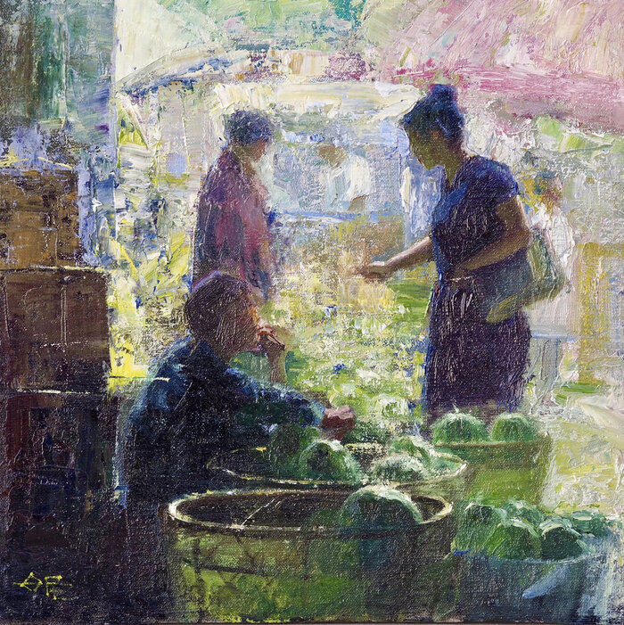 Artwork by Ni Zhu, accepted work in the WAOW 54th National Exhibition, Dreamweavers
