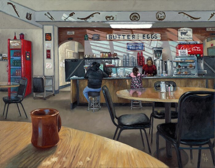 "Nostalgia" by Deborah Allison, accepted work in the WAOW 55th National Exhibition, Homeland