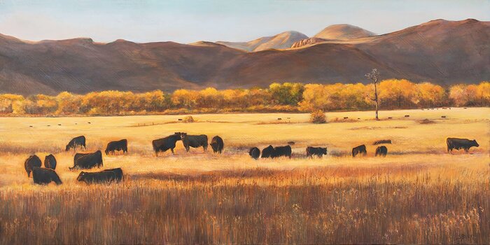 "Sunset Boulevard" by Stephanie Burke, accepted work in the WAOW 55th National Exhibition, Homeland