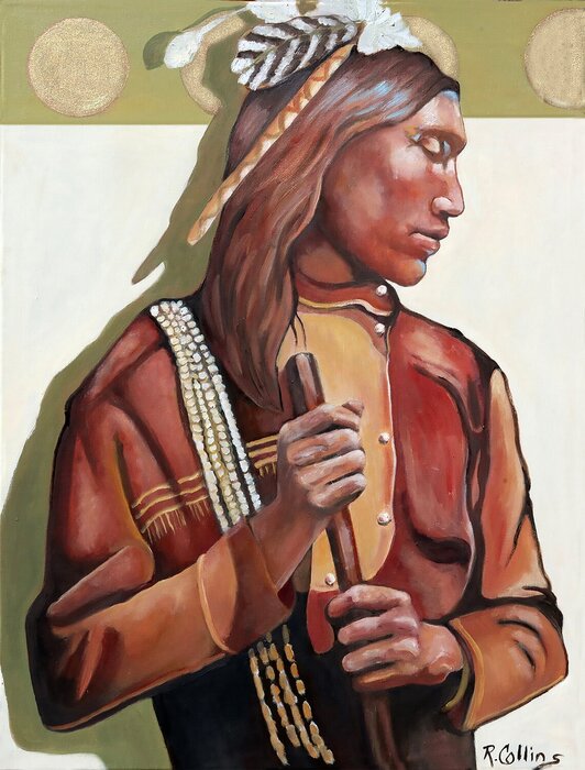 "Silent Reflections" by Rose Collins, accepted work in the WAOW 55th National Exhibition, Homeland
