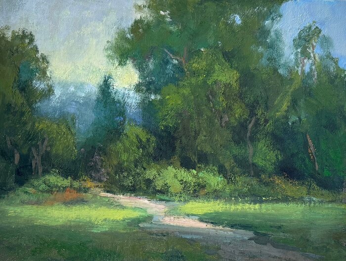 "Clearing Skies" by Ann Currey, accepted work in the WAOW 55th National Exhibition, Homeland