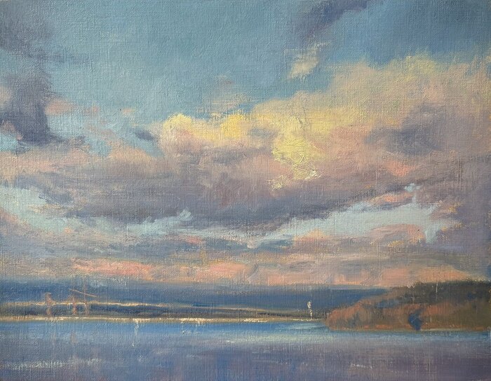 "Early Light" by Ann Currey, accepted work in the WAOW 55th National Exhibition, Homeland