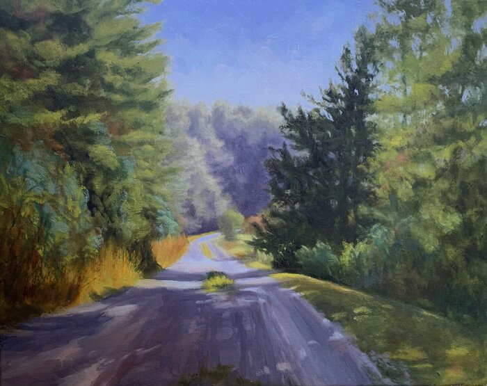 "Heading Home" by Addren Doss, accepted work in the WAOW 55th National Exhibition, Homeland