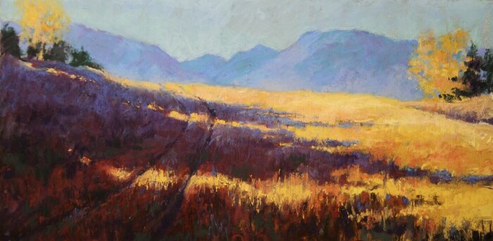 "Morning Arrives" by Diane Fechenbach, accepted work in the WAOW 55th National Exhibition, Homeland