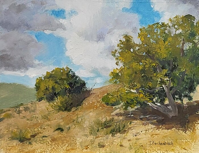 "Soaking Up The Sun" by Diane Fechenbach, accepted work in the WAOW 55th National Exhibition, Homeland