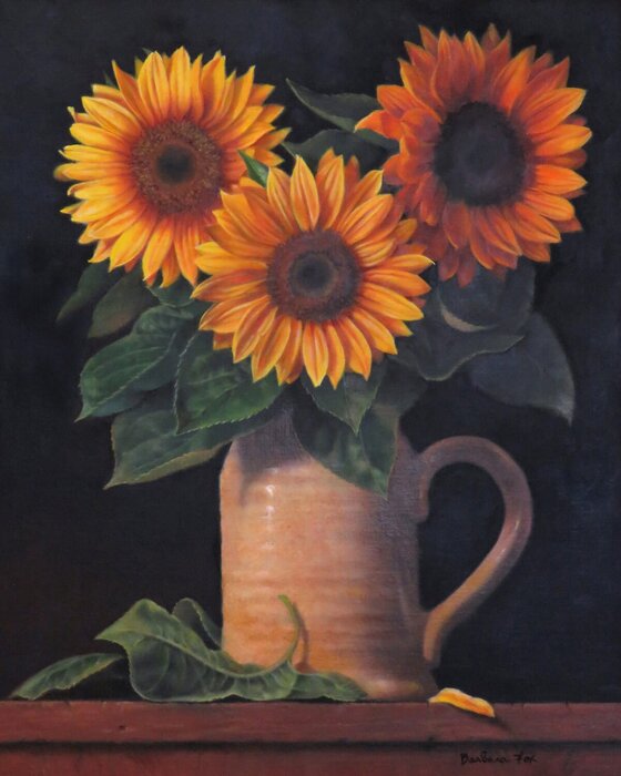 "From a Golden Afternoon" by Barbara Fox, accepted work in the WAOW 55th National Exhibition, Homeland