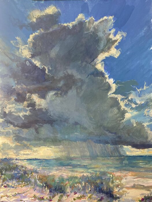 "Thunders Gift" by Karen Ann Hitt, accepted work in the WAOW 55th National Exhibition, Homeland
