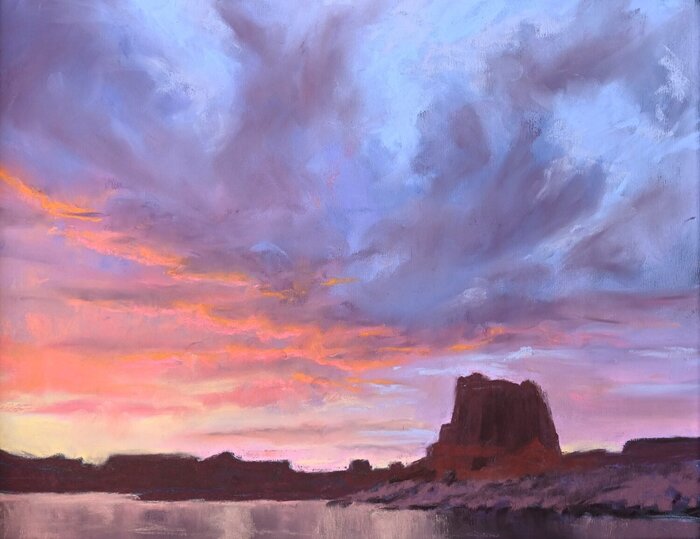 "Desert Gold" by Kathy Falla Howard, AOTW Magazine Award, accepted work in the WAOW 55th National Exhibition, Homeland