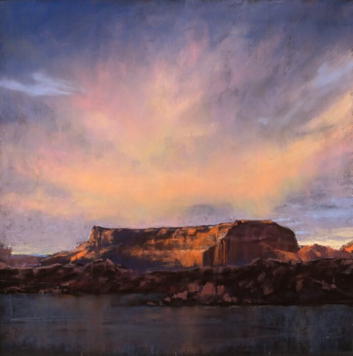 "Earth Water Sky" by Kathy Falla Howard, accepted work in the WAOW 55th National Exhibition, Homeland