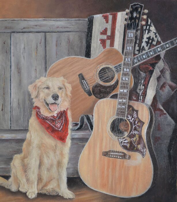 "Old Companions" by Debbie Hughbanks, accepted work in the WAOW 55th National Exhibition, Homeland