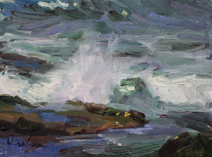 "Pacific Hues" by Rose Irelan, accepted work in the WAOW 55th National Exhibition, Homeland