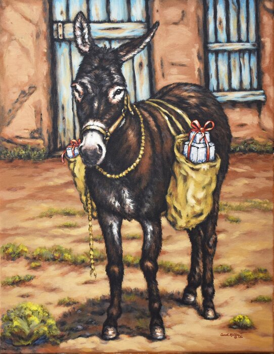 "Special Delivery" by Carol Kelley, accepted work in the WAOW 55th National Exhibition, Homeland