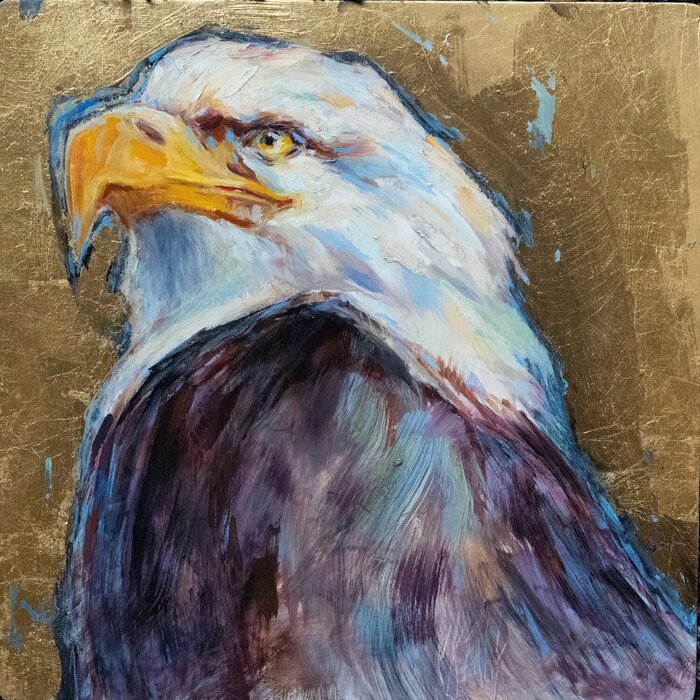 "Regale Eagle" by Cheryl King, accepted work in the WAOW 55th National Exhibition, Homeland