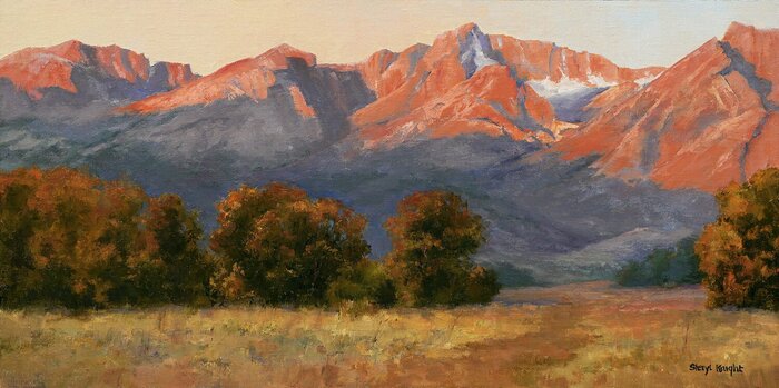 "Sierra Morning" by Sheryl Knight, accepted work in the WAOW 55th National Exhibition, Homeland