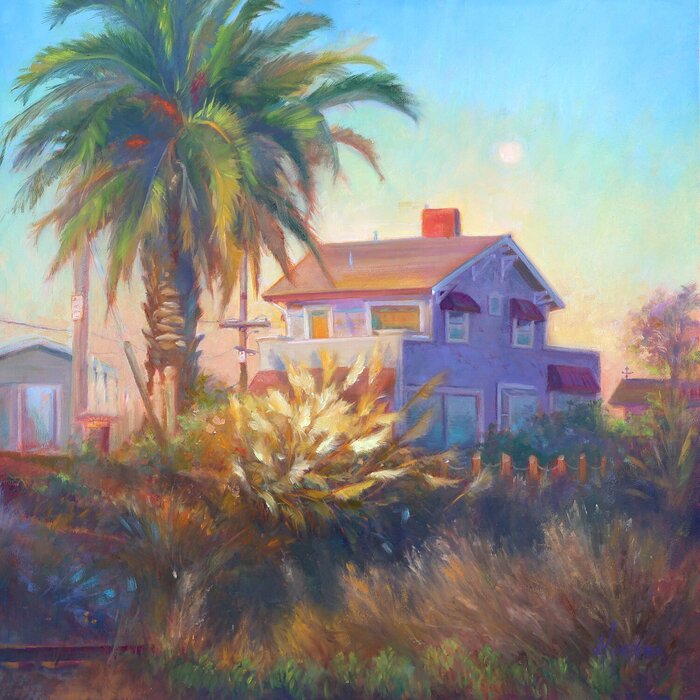 "Other Side of the Tracks" by Nora Koerber, accepted work in the WAOW 55th National Exhibition, Homeland