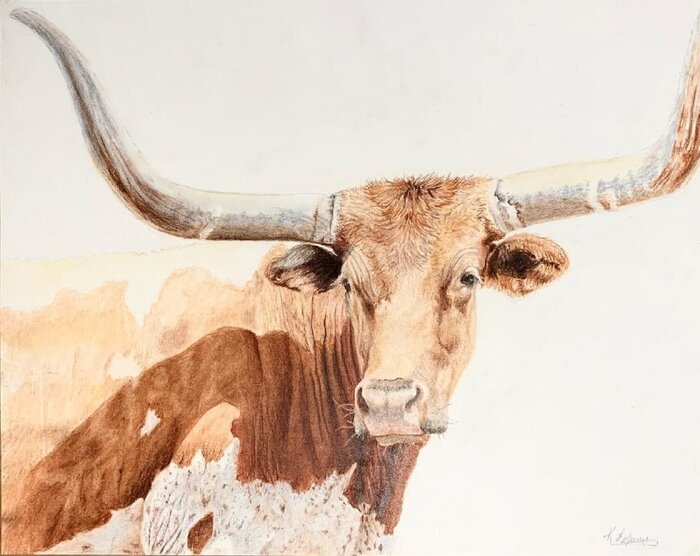 "Big Softie" by Kathy LeJeune, accepted work in the WAOW 55th National Exhibition, Homeland