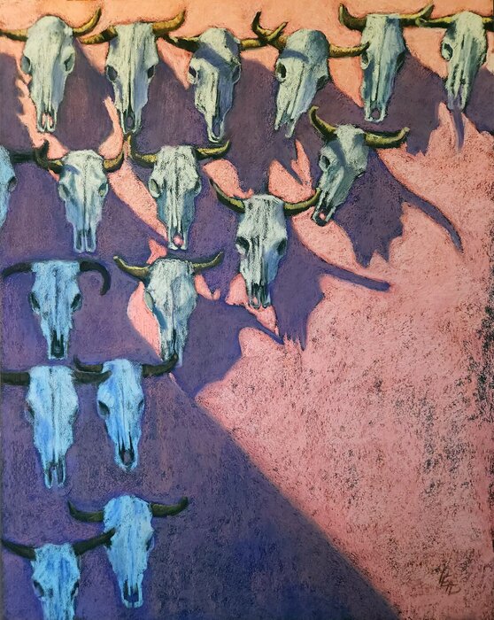 "Marking Time" by Anna Lisa Leal, accepted work in the WAOW 55th National Exhibition, Homeland