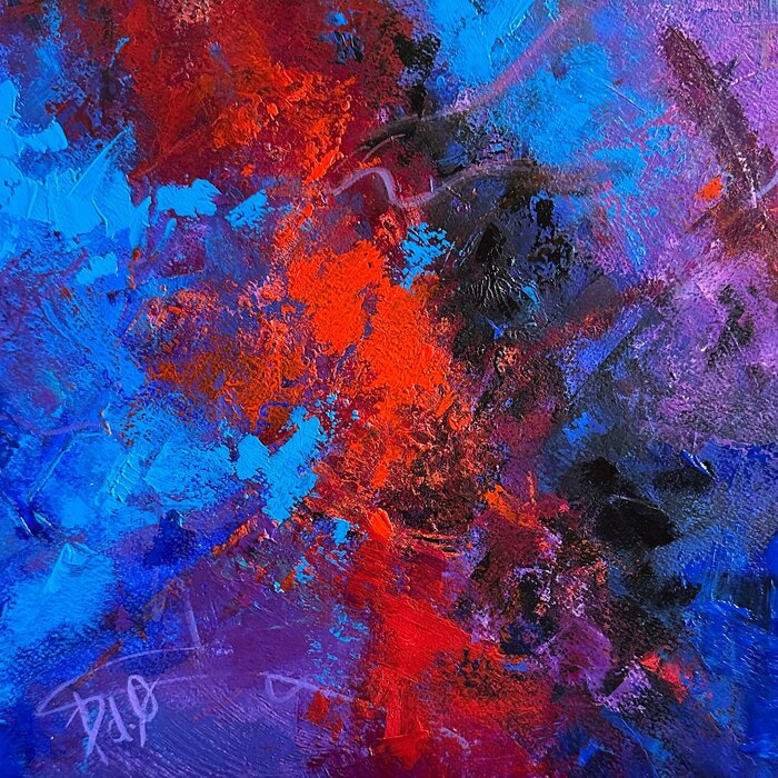 "Abide" by Phyllis Mantik DeQuevedo, accepted work in the WAOW 55th National Exhibition, Homeland