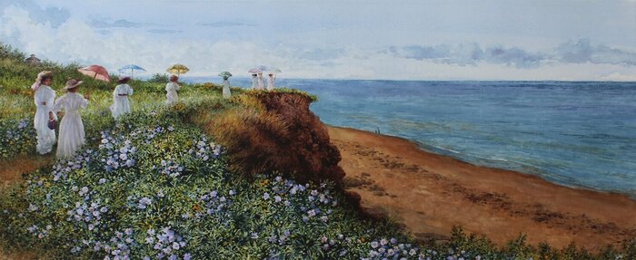 "To Think That I Saw It" by Laurel Lake McGuire, accepted work in the WAOW 55th National Exhibition, Homeland