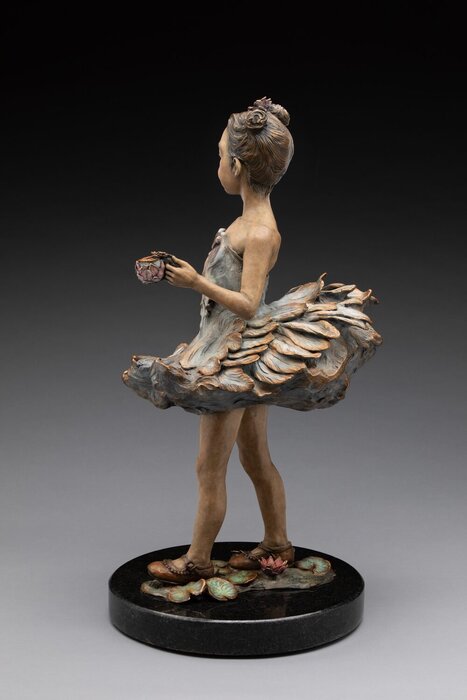 "Tea and Lilies" by Angela Mia, Drake Award in Excellence, accepted work in the WAOW 55th National Exhibition, Homeland