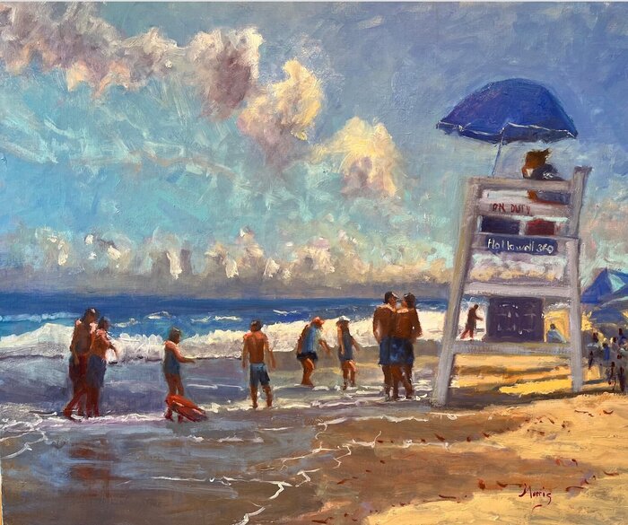 "On Duty" by Suzanne Morris, accepted work in the WAOW 55th National Exhibition, Homeland