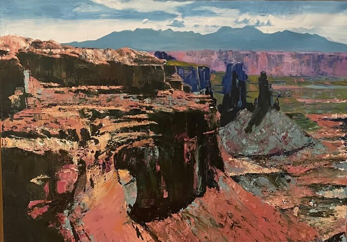 "Colors of the Canyon" by Pat OBrien, accepted work in the WAOW 55th National Exhibition, Homeland