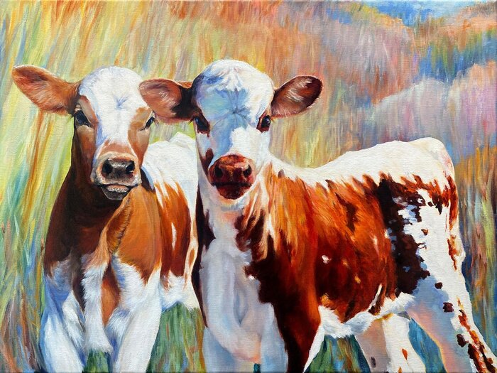 "Magic Duet" by Mejo Okon, accepted work in the WAOW 55th National Exhibition, Homeland