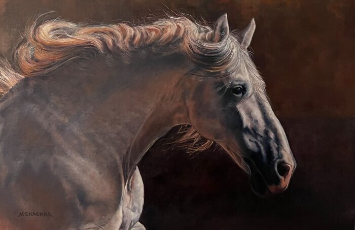 "Indomitable" by Naomi Shachar, accepted work in the WAOW 55th National Exhibition, Homeland