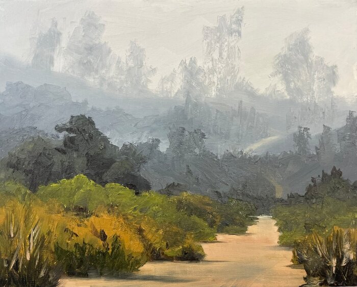 "SOLD Patience is a Virtue" by Katy Smith, accepted work in the WAOW 55th National Exhibition, Homeland