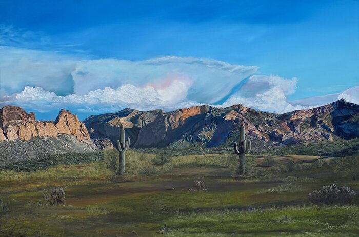 "Gate Keepers" by Bethany Stephan, accepted work in the WAOW 55th National Exhibition, Homeland