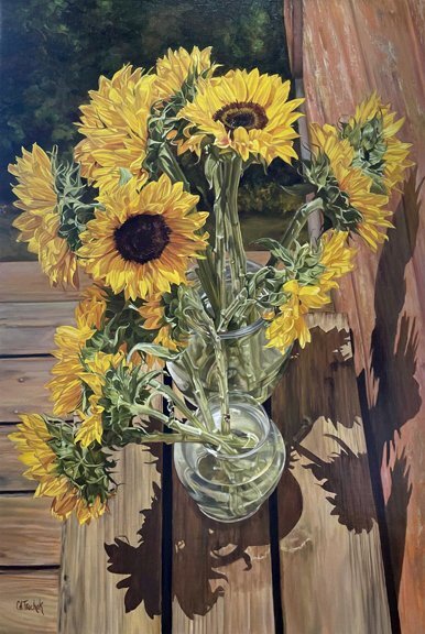 "The Welcome Home" by Cathryne Trahok, FAC Magazine Award, accepted work in the WAOW 55th National Exhibition, Homeland