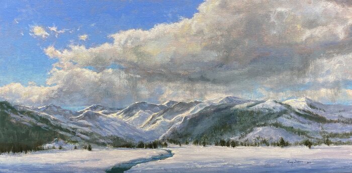 "A Change in Weather" by Cecy Turner, accepted work in the WAOW 55th National Exhibition, Homeland