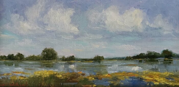 "Summer Comes Again" by Nina Walker, accepted work in the WAOW 55th National Exhibition, Homeland